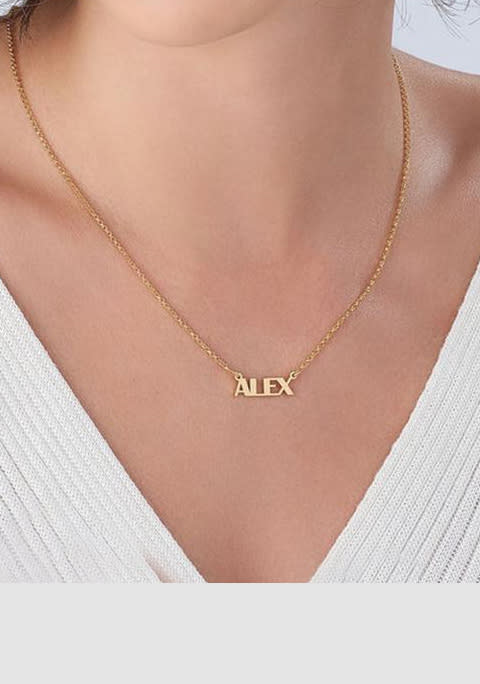 Personalized Modern Style Name Necklace