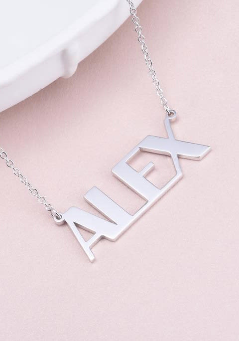 Personalized Modern Style Name Necklace